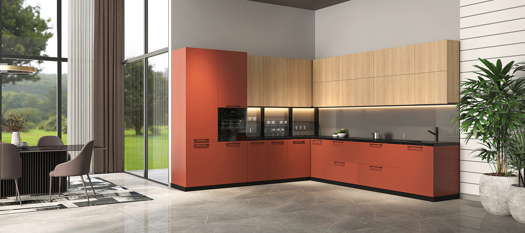 L Shape Kitchens